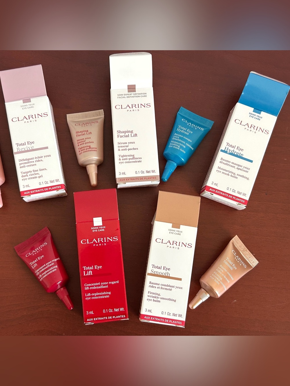 3mlx5 Clarins Eye Care Mini Tubes Set